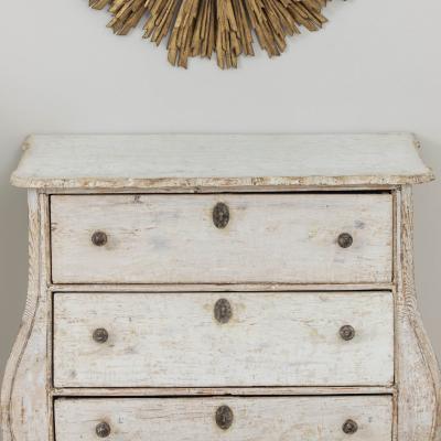 19th c Dutch Painted Bombay Commode
