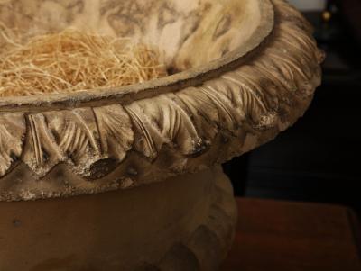 19th c English Coade Stone Urn