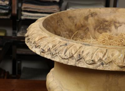 19th c English Coade Stone Urn