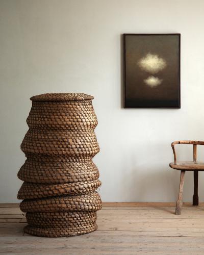 19th c Folk Art Basket