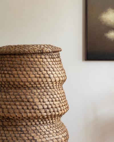 19th c Folk Art Basket