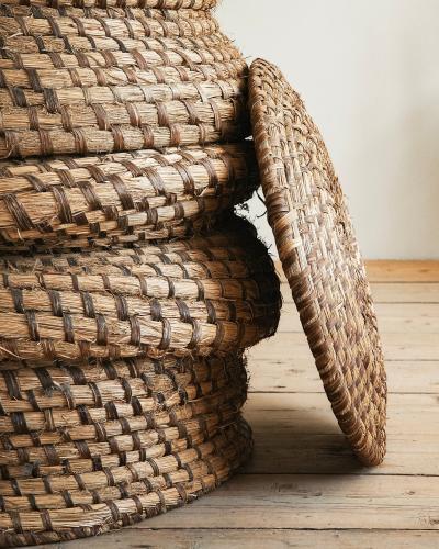 19th c Folk Art Basket