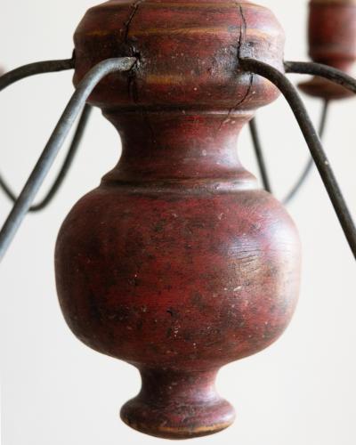 19th c Folk Art Chandelier