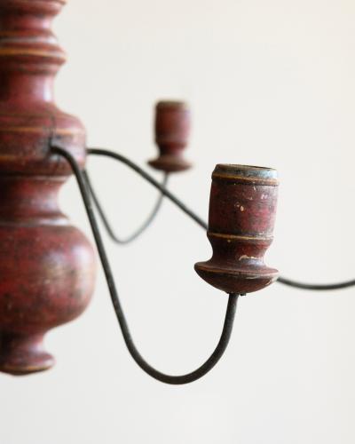 19th c Folk Art Chandelier