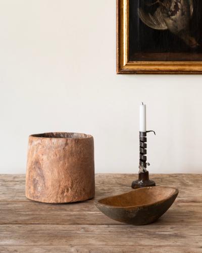 19th c Folk Art Vessel