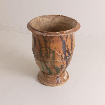 19th c French Anduze Jardiniere Signed Boisset