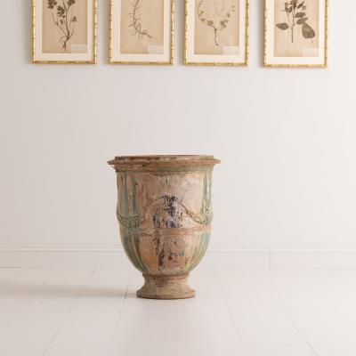 19th c French Anduze Jardiniere signed Andr Caulet 1860 Montpellier