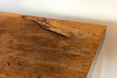 19th c French Elm Console