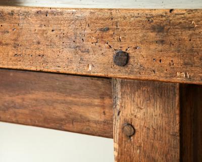 19th c French Elm Console