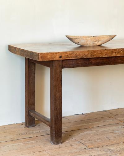 19th c French Elm Console