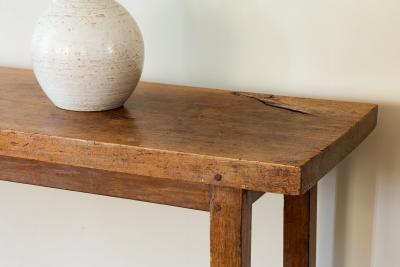 19th c French Elm Console
