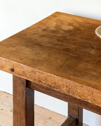 19th c French Elm Console