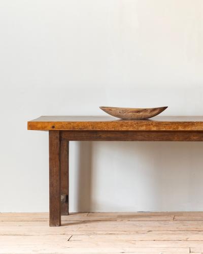 19th c French Elm Console