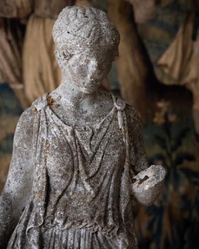 19th c Garden Statue