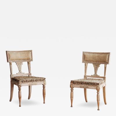 19th c Gustavian Chairs