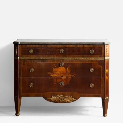 19th c Gustavian Chest of Drawers