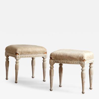 19th c Gustavian stools