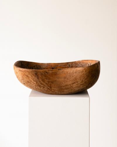 19th c Root Wood Bowl