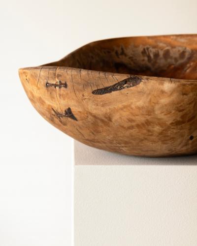 19th c Root Wood Bowl