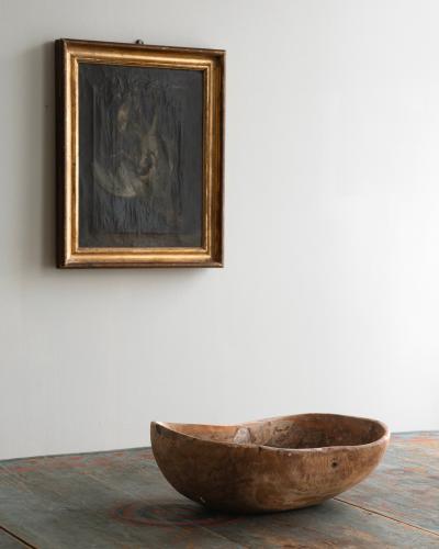 19th c Root Wood Bowl
