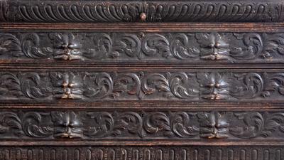 19th c Slant Top Secretary
