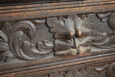 19th c Slant Top Secretary