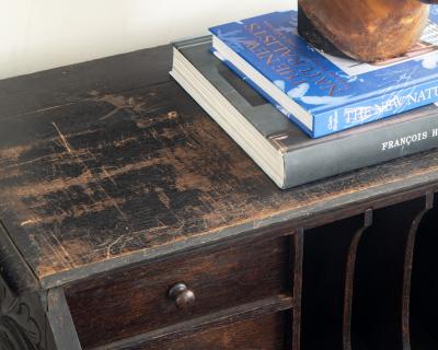 19th c Slant Top Secretary