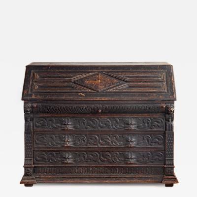 19th c Slant Top Secretary