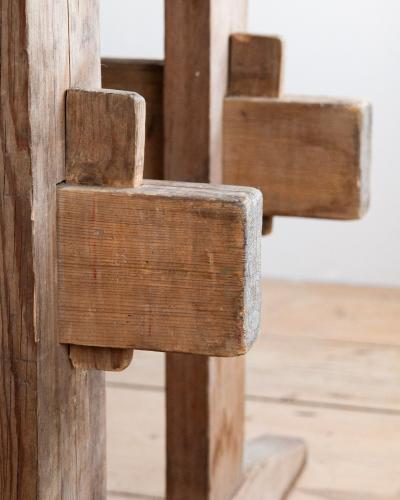 19th c Trestle Table