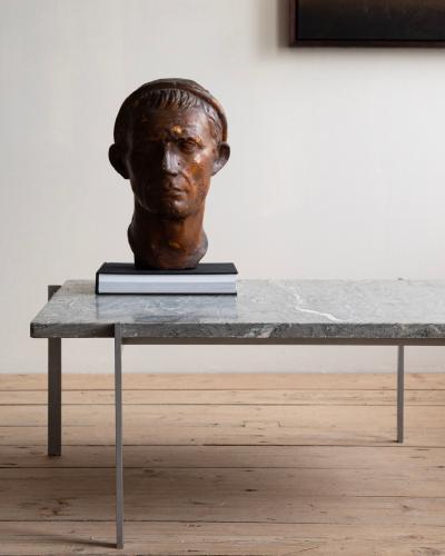 19th c Wax head of Julius Caesar