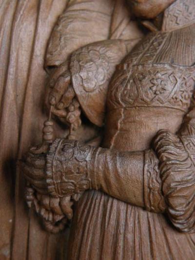 19th century Bas Relief by Peter Nocker after Hans Holbeins Darmstadter Madonna