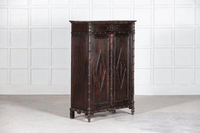 19th century French Faux Bamboo Buffet Cupboard
