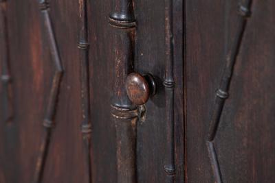 19th century French Faux Bamboo Buffet Cupboard