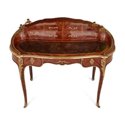 19th century French Louis XV style ormolu mounted writing desk