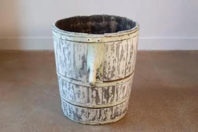 19th century French grape harvesting hod