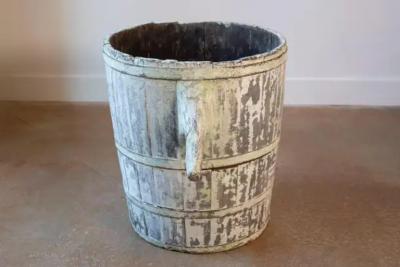 19th century French grape harvesting hod