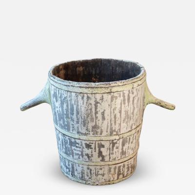 19th century French grape harvesting hod