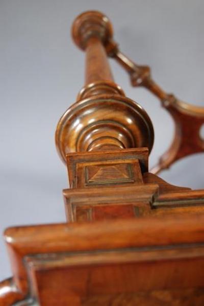 19th century French walnut centre table