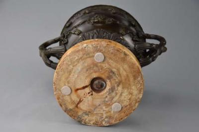 19th century Grand Tour bronze reduction of The Warwick Vase