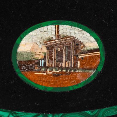 19th century Italian micro mosaic and specimen marble top centre table