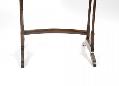 19th century Mahogany Inlaid Top Decorated Stacking Tables