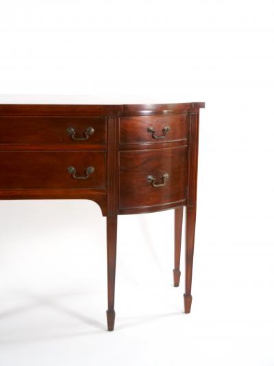 19th century Mahogany Wood Bow Front Buffet Server