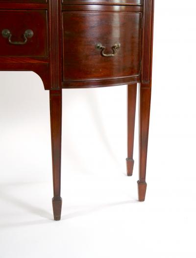 19th century Mahogany Wood Bow Front Buffet Server