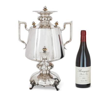 19th century Russian silver samovar