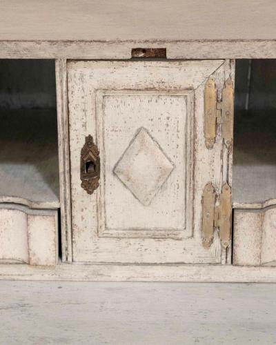 19th century Scandinavian bureau with exquisite carved detailing