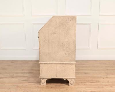 19th century Scandinavian bureau with exquisite carved detailing