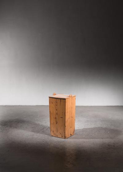 19th century folk art storage box from Sweden