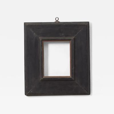 19th century small Italian antique ebonised frame