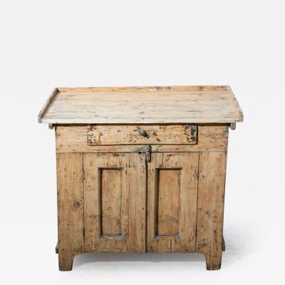 19thC Austrian Primitive Vernacular Pine Cupboard