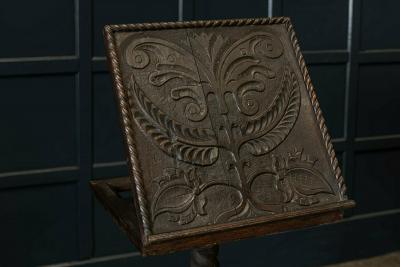 19thC Carved Oak Bible Reading Stand